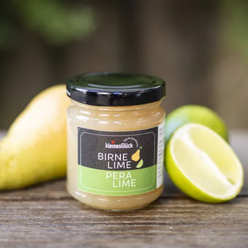 Kleines Glück - Birne & Limette Fruchtaufstrich